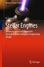 "Stellar Engines" von K. F. Long. Buchcover: Raketenantrieb im All, weißer Lichtstrahl.