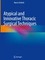 Titel: "Atypical and Innovative Thoracic Surgical Techniques". Autor: Marcin Zieliński. Blauer Hintergrund, buntes Muster.