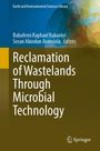 „Reclamation of Wastelands Through Microbial Technology“. Blau-grüne geometrische Muster im Hintergrund. Springer-Logo.
