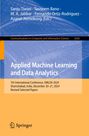 Applied Machine Learning and Data Analytics, 7th AMLDA 2024, Shamshabad, India, December 20–21, 2024, Springer-Logo.