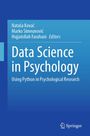 Titel: "Data Science in Psychology". Autoren: Nataša Kovač, Marko Simeunovic, Hojjatollah Farahani. Springer-Logo unten.