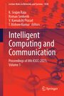 „Intelligent Computing and Communication“ steht zentral. Titel „Proceedings of 8th ICICC-2025, Volume 1“. Rotes, abstraktes Design.