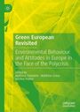 "Green European Revisited" ist in Weiß auf grünem Hintergrund mit Blattmuster zu sehen. Links ein kleines Logo.