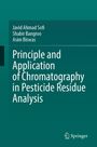 Buchtitel "Principle and Application of Chromatography in Pesticide Residue Analysis" von drei Autoren, Springer-Logo unten.