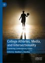 "College Athletes, Media, and Intersectionality" vor Silhouette eines Basketballspielers im Lichtschein, mit blauem Rand.
