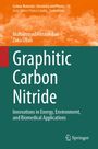 "Graphitic Carbon Nitride" steht groß auf einem zweifarbigen Cover. Autoren: Muhammad Ahsaan Bari, Zaka Ullah. Springer-Logo.