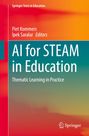 Titel: "AI for STEAM in Education". Autoren: Piet Kommers, Ipek Saralar. Hintergrund in rot-orange mit Springer-Logo.
