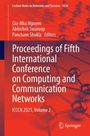 Titel: "Proceedings of Fifth International Conference on Computing and Communication Networks". Hintergrund in Rot mit Gitternetzmuster.