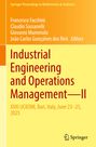 „Industrial Engineering and Operations Management—II“, Konferenz in Bari, Italien, Juni 2025. Gelbes Cover.
