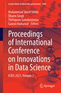 „Proceedings of International Conference on Innovations in Data Science, ICIDS 2025, Volume 2.“ Rotes, technisches Design.