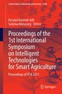 Text: "Proceedings of the 1st International Symposium on Intelligent Technologies for Smart Agriculture".  
Logo unten rechts, abstrakte Molekülstrukturen im Hintergrund.