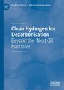 Titel: "Clean Hydrogen for Decarbonisation: Beyond the ‘Next Oil’ Narrative". Blauer Hintergrund mit Kreismuster.