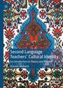 Text: "Second Language Teachers’ Cultural Identity: An Introduction to Theory and Practice. Hussein Meihami."   
Farbenfrohes, gemustertes Design.