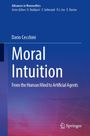 Titel: "Moral Intuition: From the Human Mind to Artificial Agents" von Dario Cecchini, blauer Hintergrund.