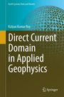 Buchtitel: "Direct Current Domain in Applied Geophysics". Name: Kalyan Kumar Roy. Abstrakte blaue Form oben.