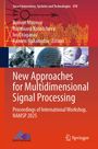 Titel: "New Approaches for Multidimensional Signal Processing." Oben: Autoren. Unten: Bauwerke, Satellitenschüsseln.