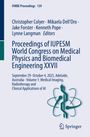 Titel: "Proceedings of IUPESM World Congress", Datum: 29. Sep - 4. Okt 2025, Ort: Adelaide, Logo unten.