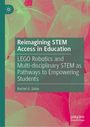 "Reimagining STEM Access in Education" von Rachel G. Salas. Blätter-Design mit grünem und pinkem Farbverlauf.
