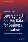 Text: "Leveraging AI and Big Data for Business Innovation." Blauer Hintergrund mit Datenmustern und Springer-Logo.