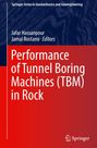 Titel: "Performance of Tunnel Boring Machines (TBM) in Rock". Oben Autoren: Jafar Hassanpour, Jamal Rostami. Unten Springer-Logo.