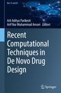 Oberer Text: "Bio-IT and AI". Titel: "Recent Computational Techniques in De Novo Drug Design". Illustration: Blaue Hexagon-Muster.