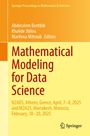 Cover mit Texten: "Mathematical Modeling for Data Science", Herausgebernamen, Konferenzdetails. Gelber Hintergrund, Springer-Logo.