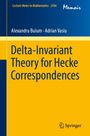 Titel: "Delta-Invariant Theory for Hecke Correspondences". Autoren: Alexandru Buium, Adrian Vasiu. Springer-Logo unten.