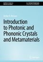 "Synthesis Lectures on Materials and Optics", "Arthur R. McGurn", "Introduction to Photonic and Phononic Crystals and Metamaterials".