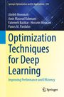 Amir Masoud Rahmani: Optimization Techniques for Deep Learning, Buch