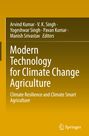Ein Buchcover mit dem Titel "Modern Technology for Climate Change Agriculture." Autoren sind Arvind Kumar und andere.