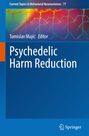 Titel: Psychedelic Harm Reduction. Editor: Tomislav Majić. Bunte neuronale Strukturen, blauer Hintergrund.