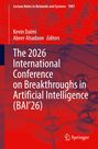 Titel: The 2026 International Conference on Breakthroughs in Artificial Intelligence (BAI’26). Hintergrund: Molekülstruktur in rot.