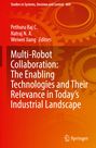 Oben: "Studies in Systems, Decision and Control 669". Titel: "Multi-Robot Collaboration...". Zahnrad-Hintergrund, Springer-Logo.