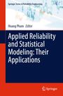 Titel: "Applied Reliability and Statistical Modeling: Their Applications". Oben ein abstraktes, buntes Muster.