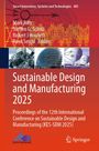 Sustainable Design and Manufacturing 2025, Buch