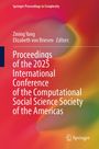 Titel: "Proceedings of the 2025 International Conference of the Computational Social Science Society of the Americas". Bunter Hintergrund.