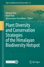 Grünes Buchcover: "Plant Diversity and Conservation Strategies of the Himalayan Biodiversity Hotspot" mit Baumsilhouette.