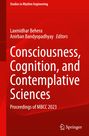 Titel: "Consciousness, Cognition, and Contemplative Sciences." Autoren: Laxmidhar Behera, Anirban Bandyopadhyay. Roter Hintergrund.
