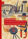 "Aust. Eats: Contemporary Perspectives on Australian Food and Identity" über Sydney-Illustration mit Brücke, Opernhaus.