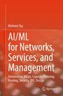 Titel: "AI/ML for Networks, Services, and Management" von Mehmet Toy. Erwähnt: Automation, AIOps, Routing. Springer-Logo unten.