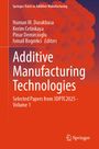 Springer Buchcover in Orange: Titel "Additive Manufacturing Technologies", Herausgebernamen, Logo unten rechts.