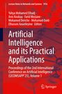 "Artificial Intelligence and its Practical Applications" und dazu mehrere Herausgebernamen. Wissenschaftliches Buchcover in Rot.