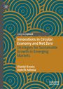 Titel: Innovations in Circular Economy and Net Zero. Autoren: Olaniyi Evans, Ogechi Adeola. Blau-goldenes Muster im Hintergrund.