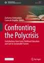 „Confronting the Polycrisis; Beiträge von Früherziehung“. Oben verfallene Gebäude. Logo „SPRINGER NATURE Sustainable Development“.