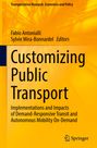 Buchcover: "Customizing Public Transport" von Fabio Antonialli, Sylvie Mira-Bonnardel, Springer Logo unten rechts.