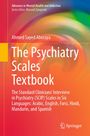Titel: "The Psychiatry Scales Textbook". Bunter, abstrakter Hintergrund mit Springer-Logo unten rechts.
