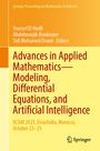 Titel: Advances in Applied Mathematics—Modeling, Differential Equations, and Artificial Intelligence. Konferenzdetails: IICAM 2025, Errachidia, Marokko, 23.–25. Oktober. Links oben gelbe Farbfläche, Springer-Logo unten rechts.