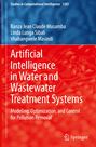Text: "Artificial Intelligence in Water and Wastewater Treatment Systems." Autoren: Banza J. C. Musamba et al. Hintergrund: Blau und Rot.