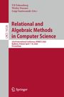 Relational and Algebraic Methods in Computer Science, Buch