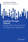 „Leading Through Ubuntu: South African Perspectives on Relational Leadership“. Blaue grafische Elemente und Springer-Logo.